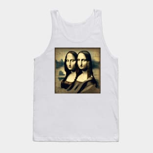 [AI Art] ‘The Mona Lisa Twins’ Tank Top